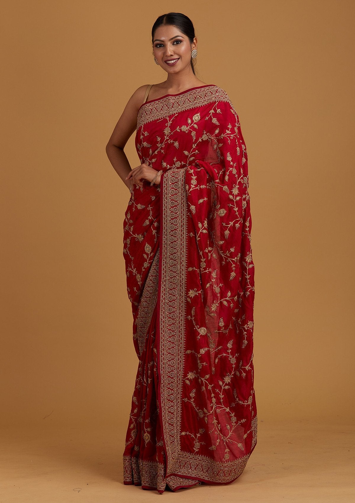 Pink Women Skin Friendly Breathable Comfortable Printed Party Stone Work  Saree at Best Price in Bhagalpur | Alan & Sons