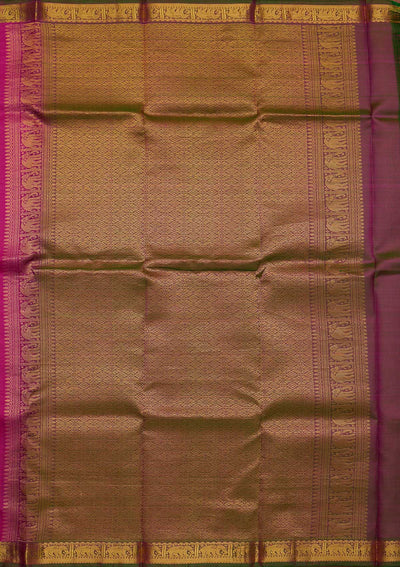 Rani Pink Zariwork Pure Silk Designer Saree - koskii