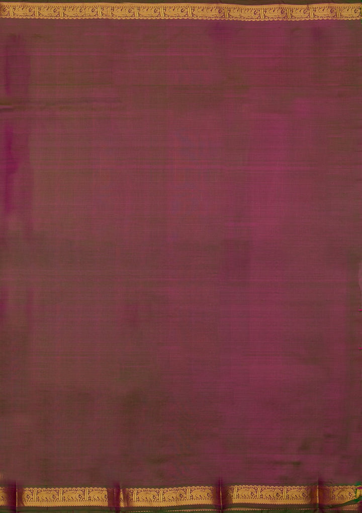 Rani Pink Zariwork Pure Silk Designer Saree - koskii