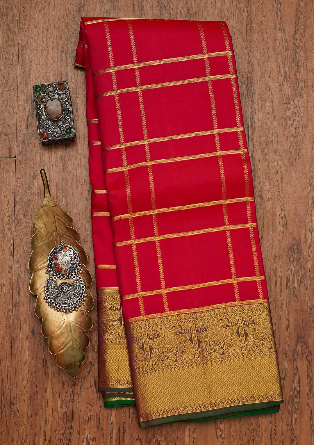 Rani Pink Zariwork Pure Silk Designer Saree - koskii