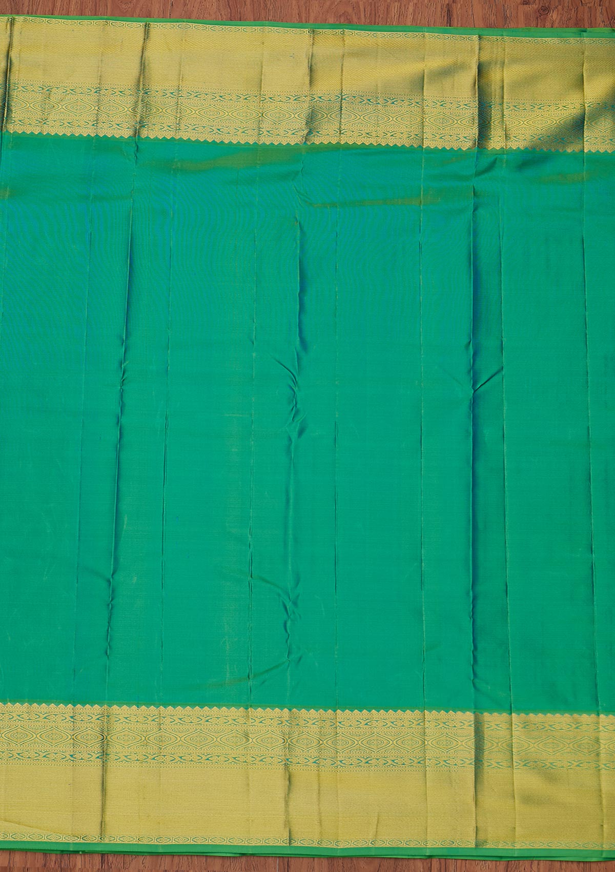 Rani Pink Zariwork Pure Silk Designer Unstitched Saree - Koskii