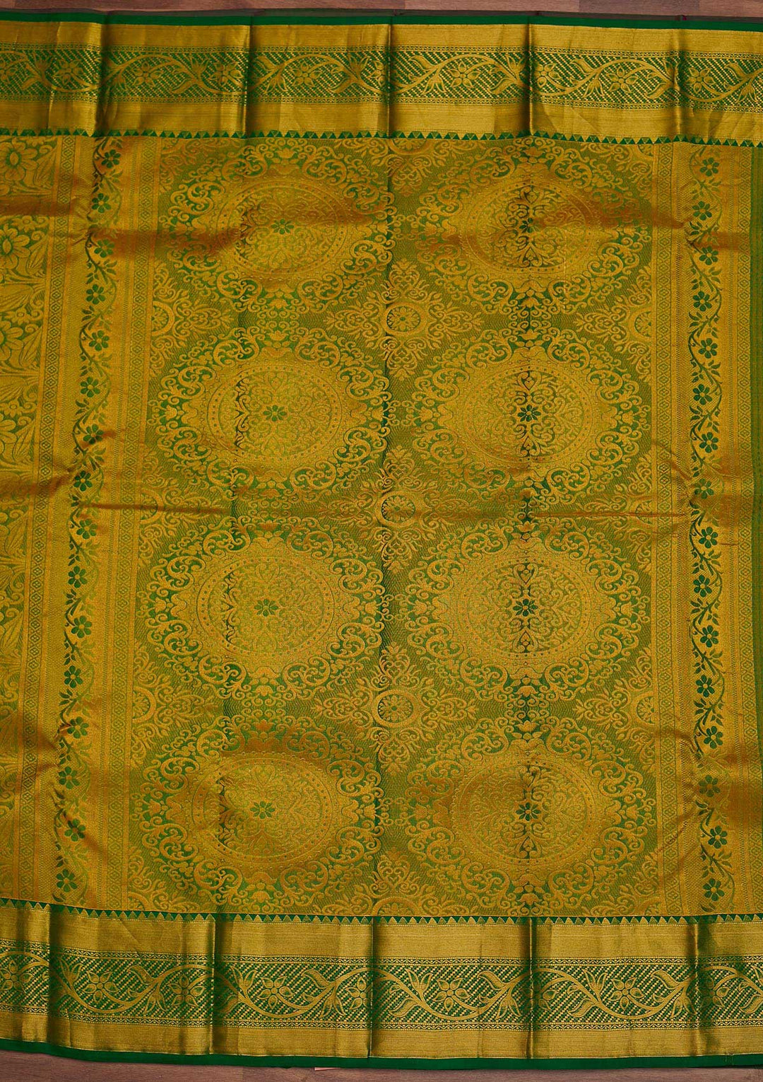 Rani Pink Zariwork Pure Silk Designer Saree - Koskii