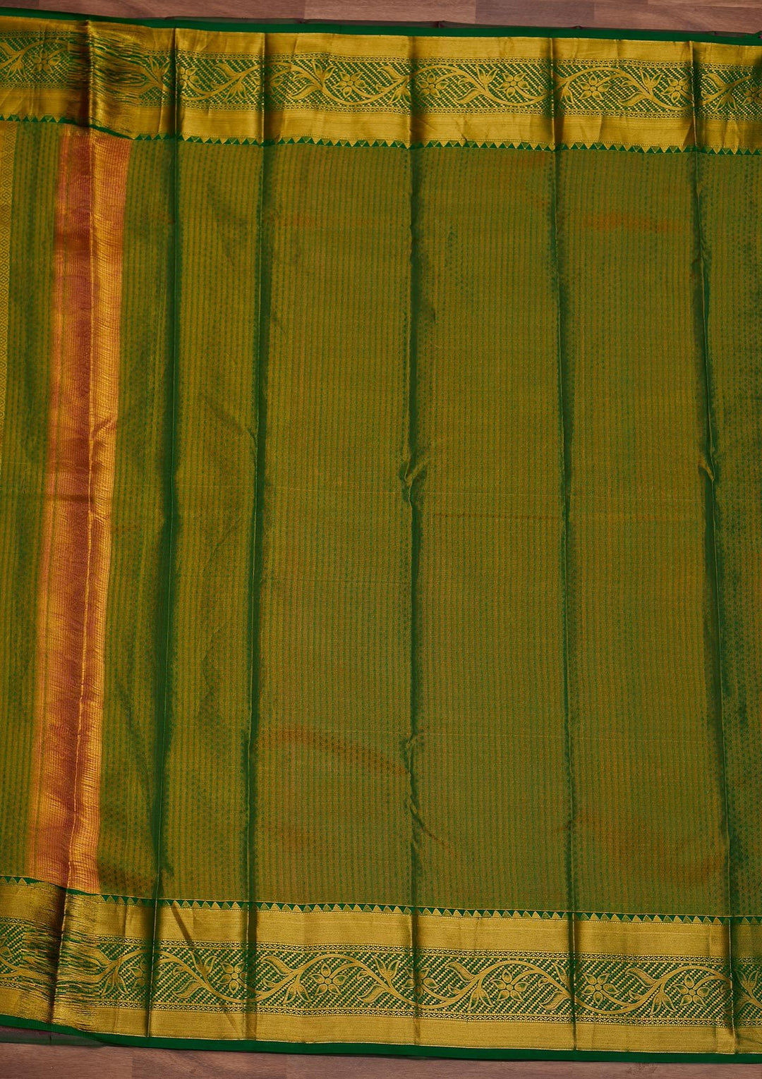 Rani Pink Zariwork Pure Silk Designer Saree - Koskii