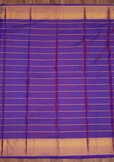 Rani Pink Zariwork Pure Silk Saree - Koskii