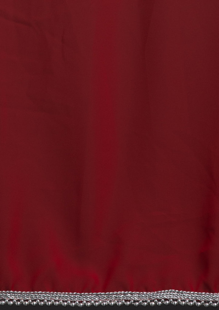 Red Chikankari Georgette Designer Salwar-Suit - koskii