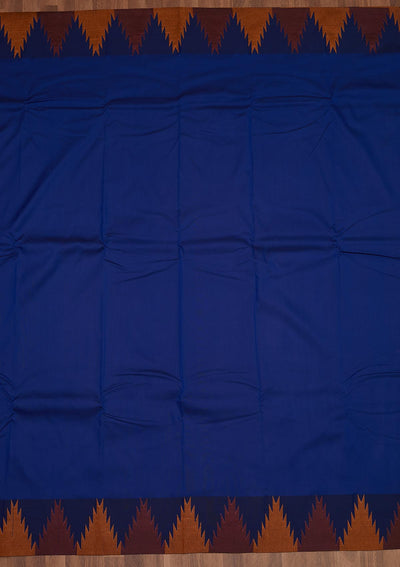 Royal Blue Zariwork Art Silk Saree - Koskii