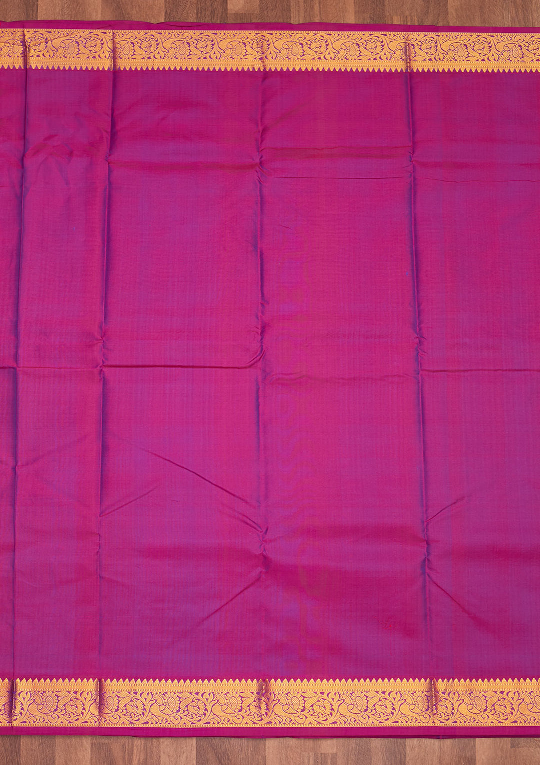 Royal Blue Zariwork Pure Silk Saree - Koskii