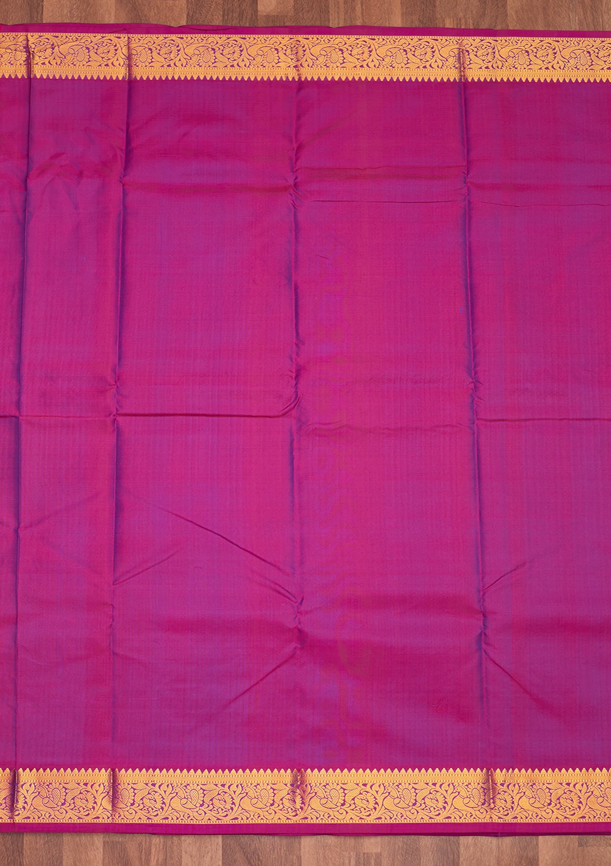 Royal Blue Zariwork Pure Silk Saree - Koskii