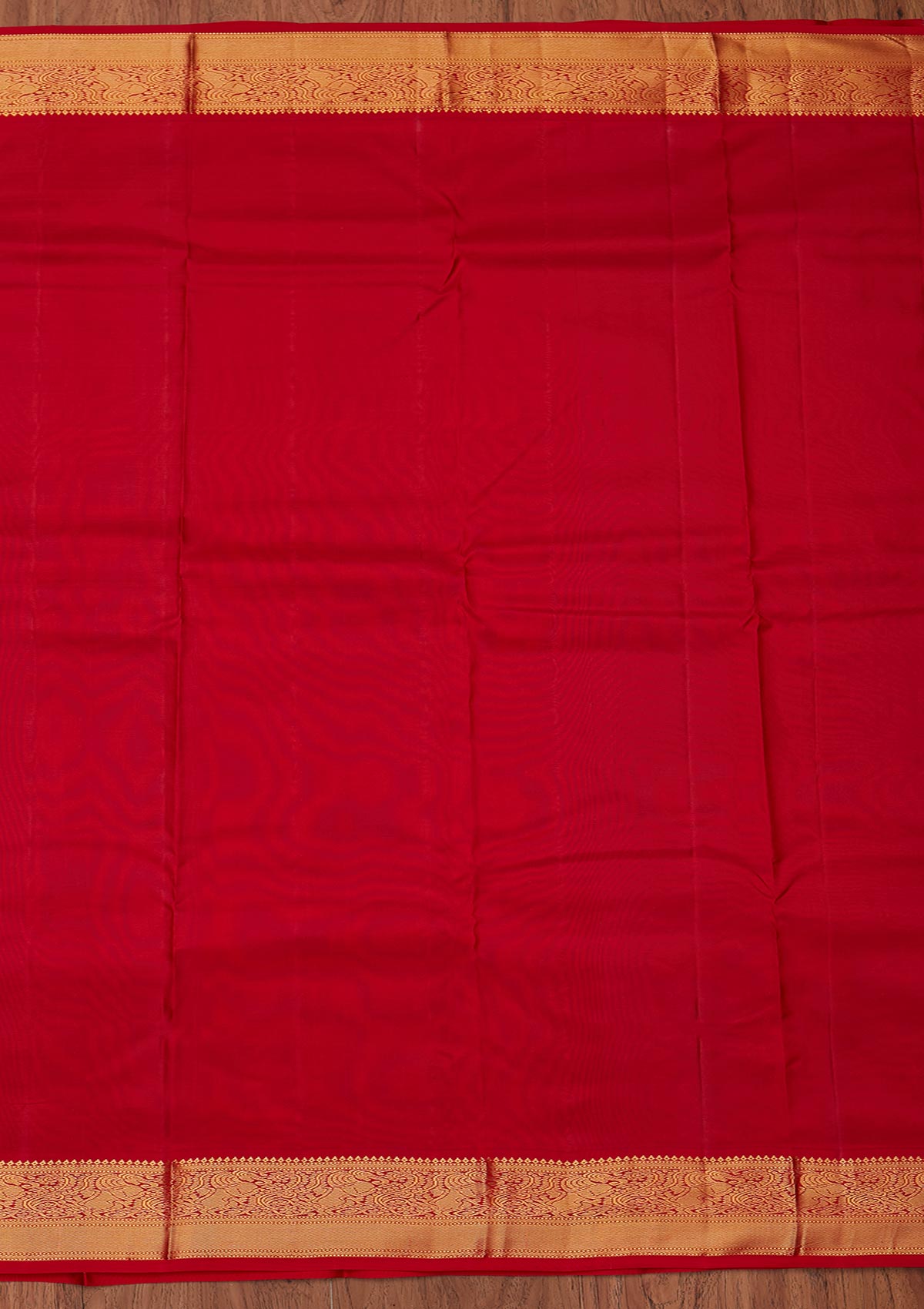 Sea Green Zariwork Pure Silk Designer Unstitched Saree - Koskii