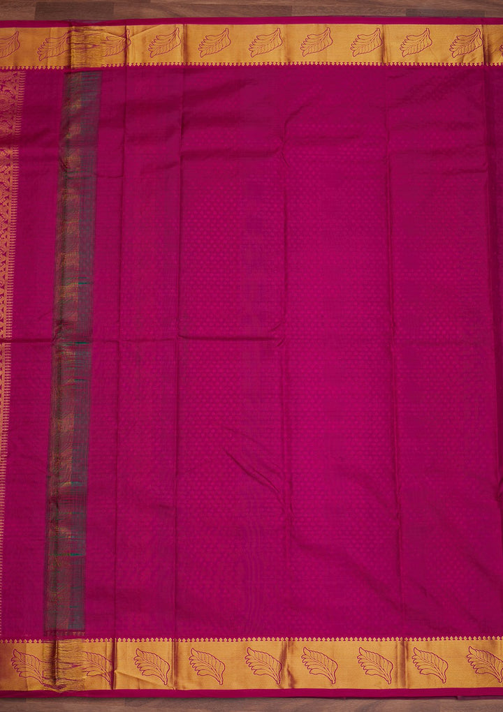 Sea Green Zariwork Pure Silk Designer Saree - Koskii
