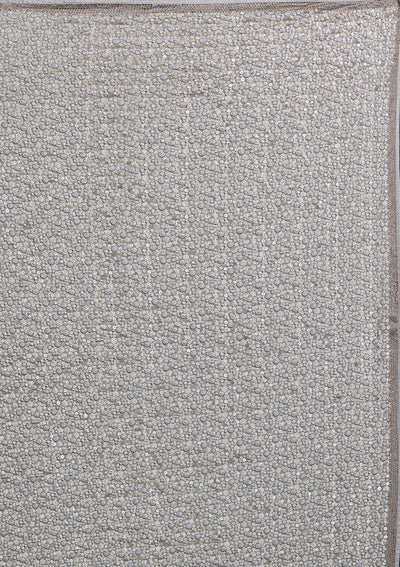 Grey Sequins Net Saree - Koskii