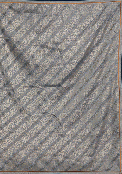 Sky Blue Swarovski Tissue Designer Saree - Koskii