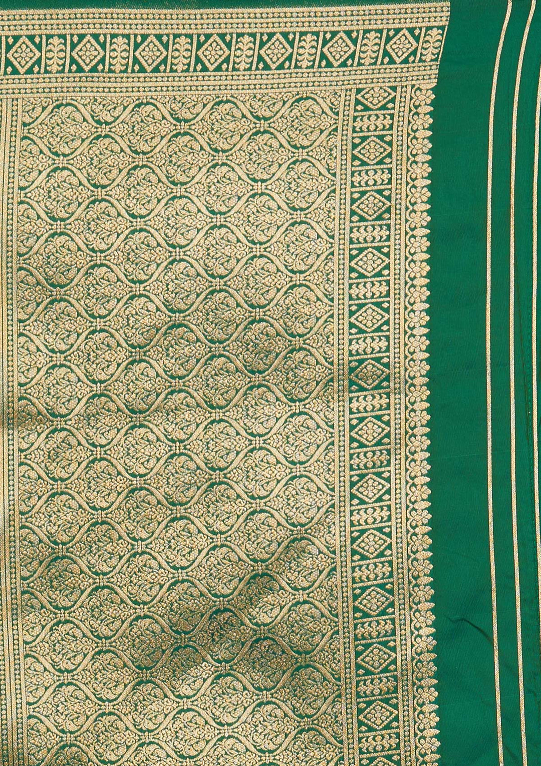 Turquoise Blue Zariwork Art Silk Designer Saree - Koskii