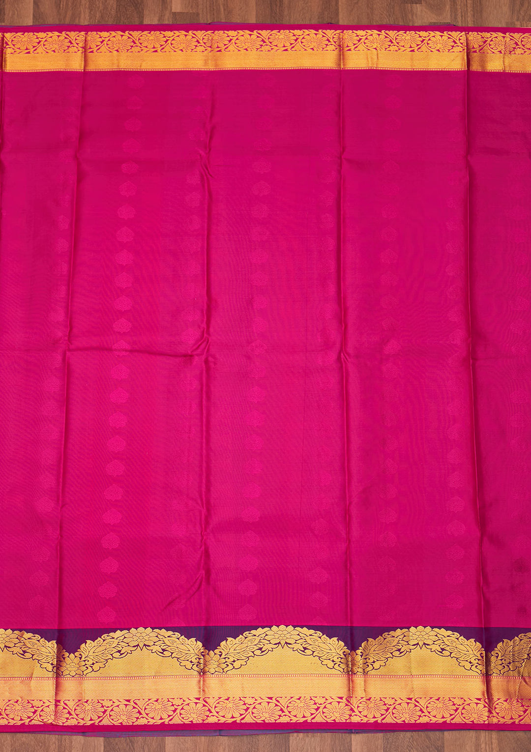 Turquoise Blue Zariwork Pure Silk Saree - Koskii