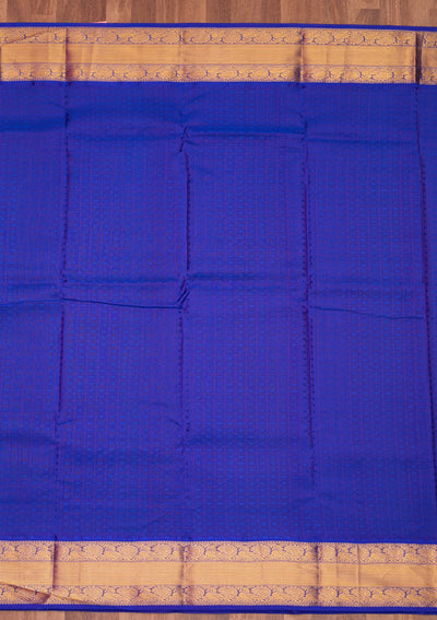 Turquoise Blue Zariwork Pure Silk Saree - Koskii
