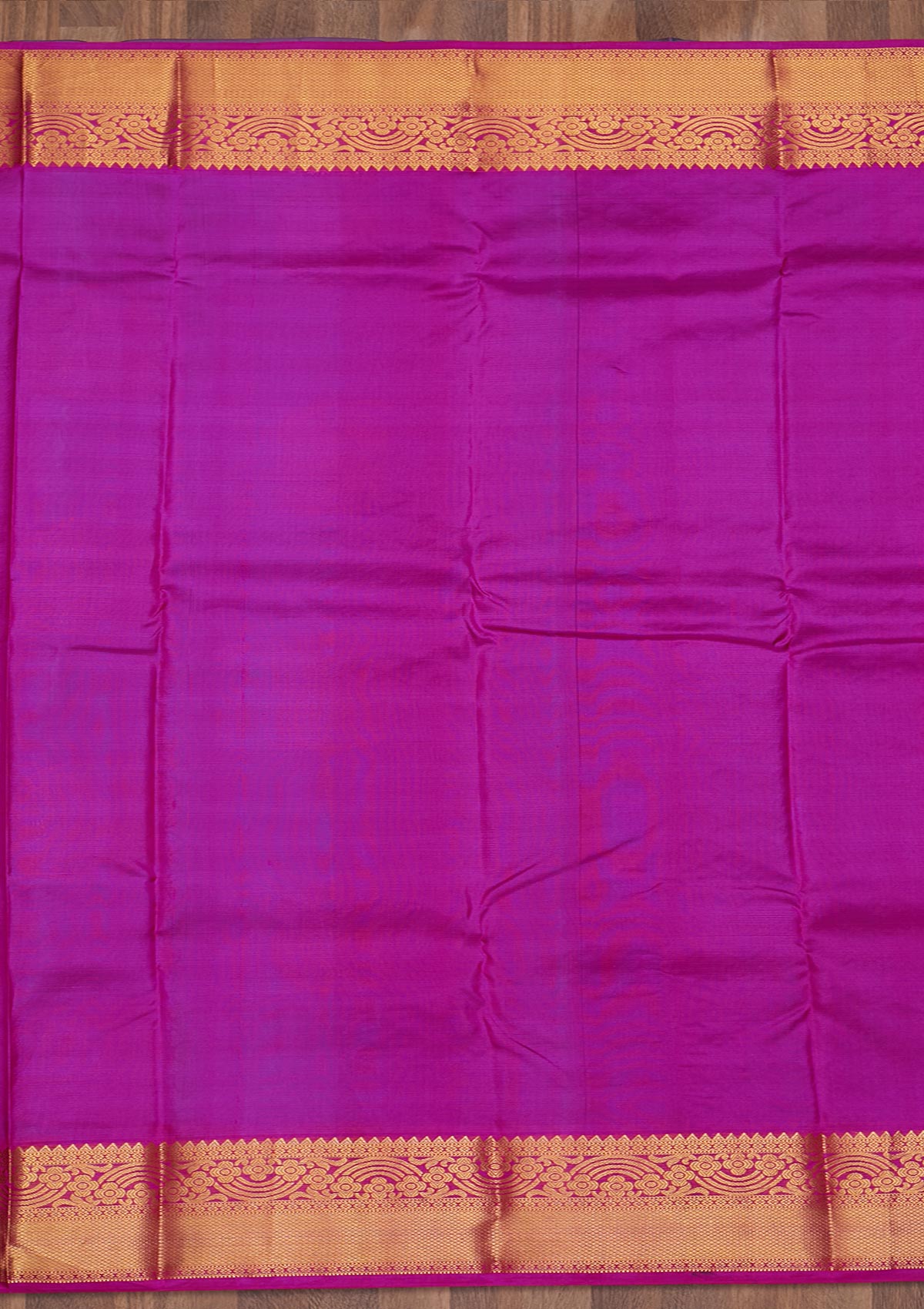 Turquoise Blue Zariwork Pure Silk Saree-Koskii