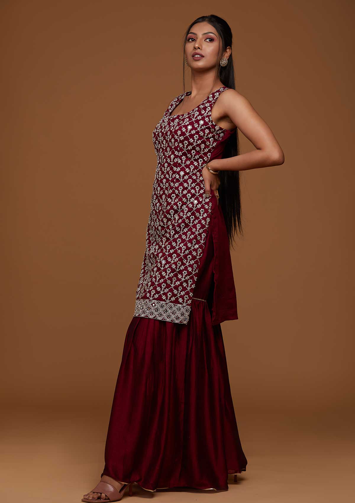 Beautiful SatinSilk hand embroidered gown  Gowns Designer dresses  Dresses