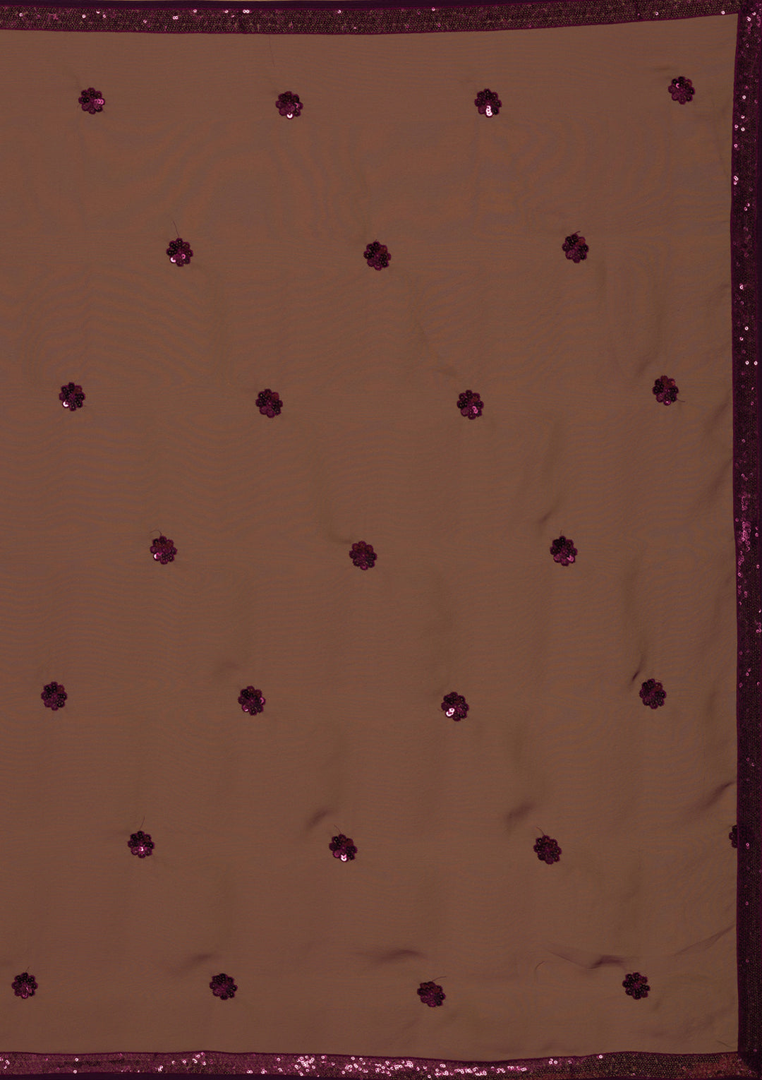 Wine Sequins Georgette Designer Lehenga-Koskii