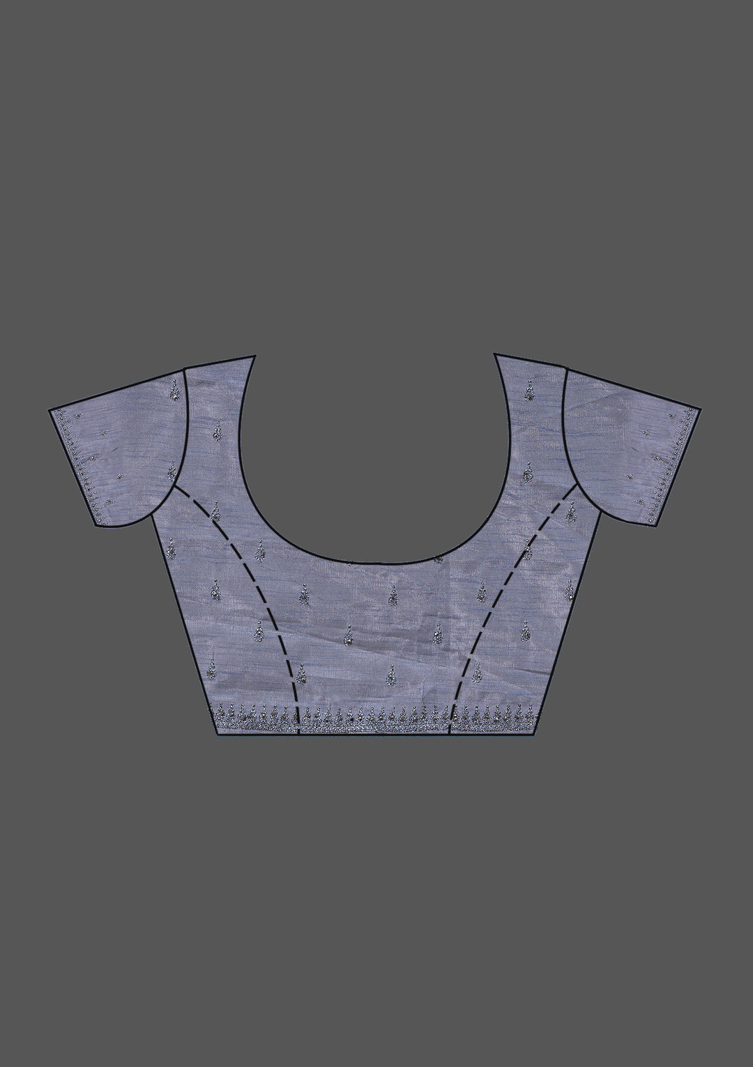 Wine Stonework Georgette Saree-Koskii