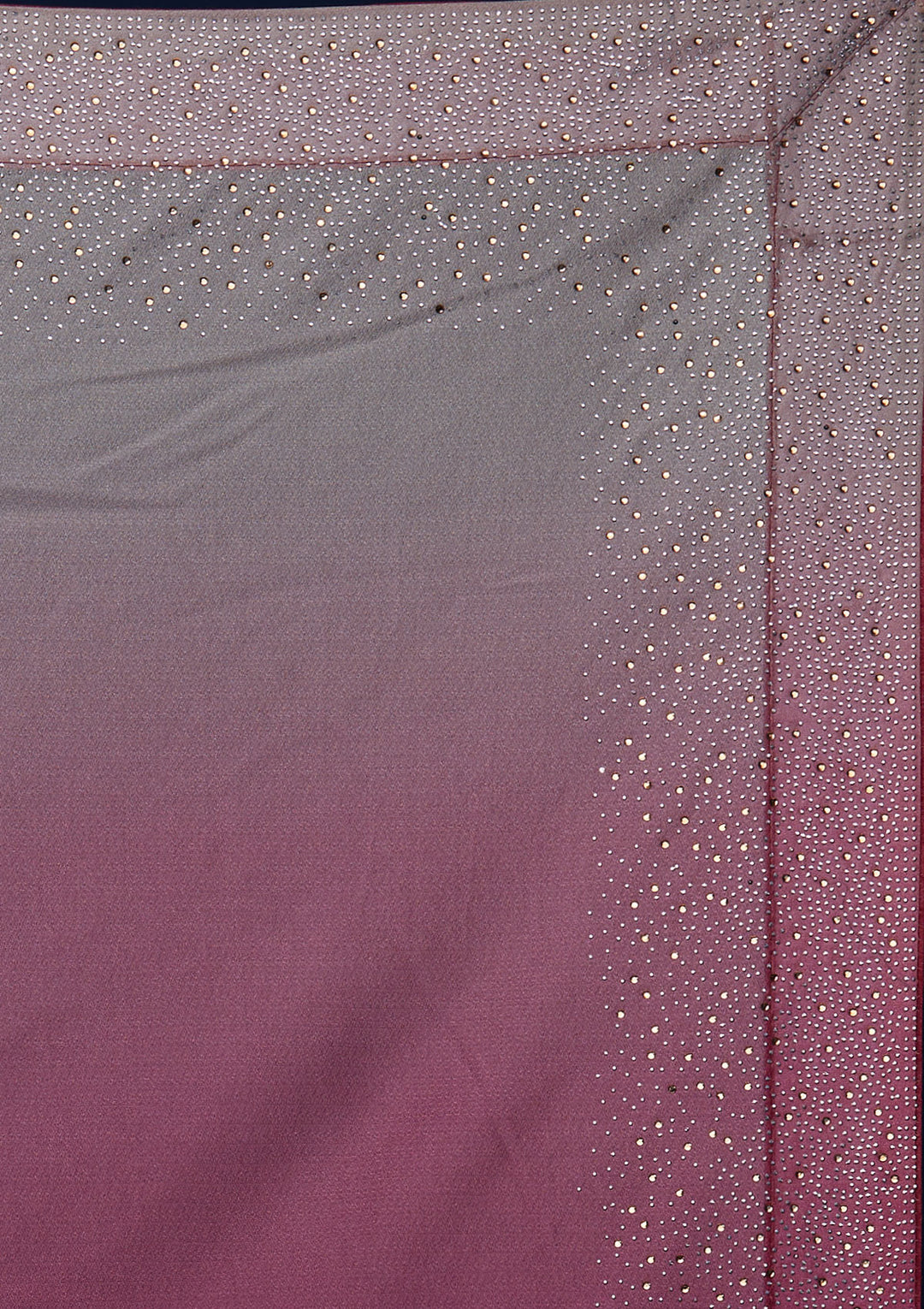 Wine Swarovski Tissue Designer Saree - Koskii