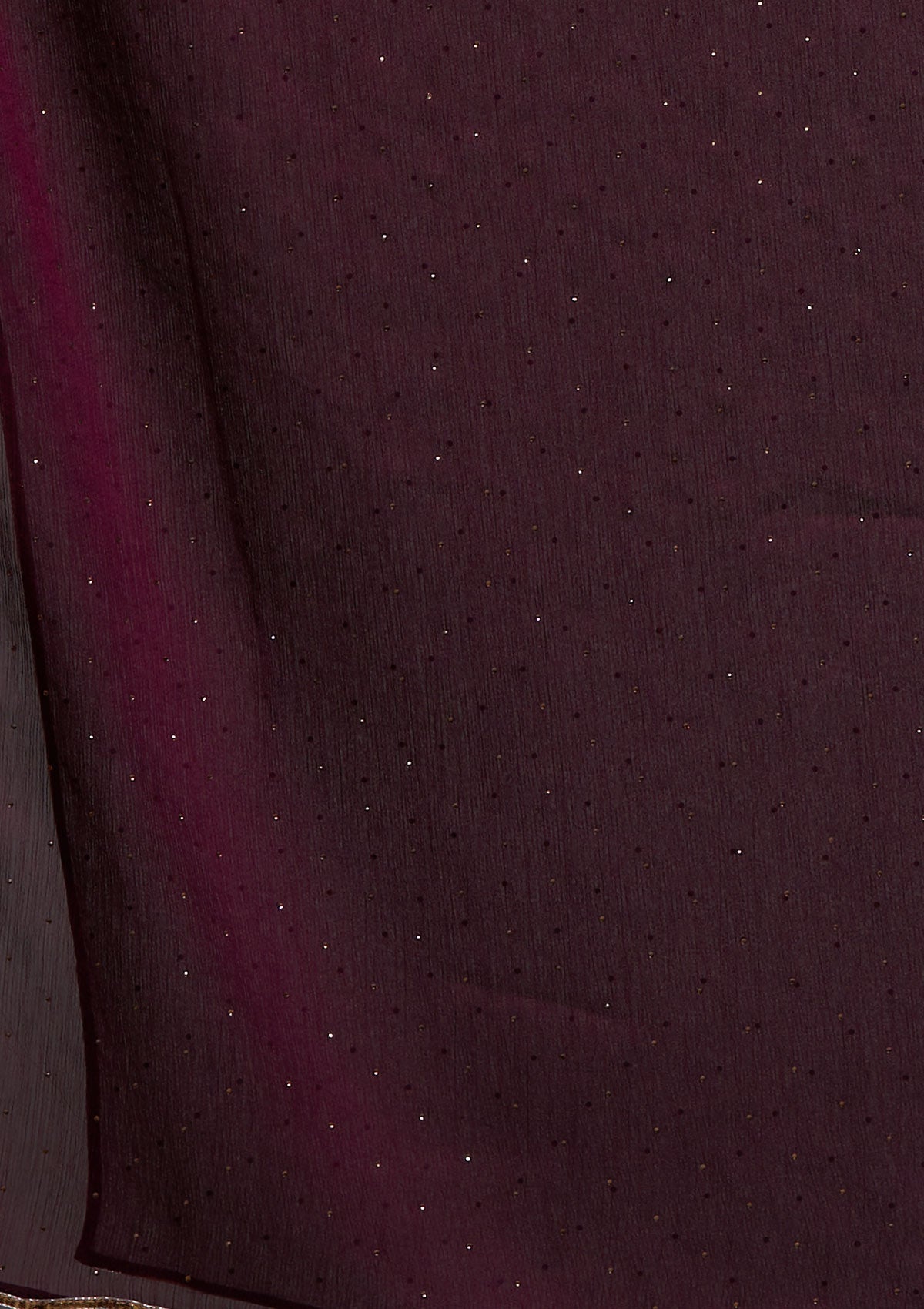 Wine Threadwork Semi Crepe Designer Salwar Suit-Koskii