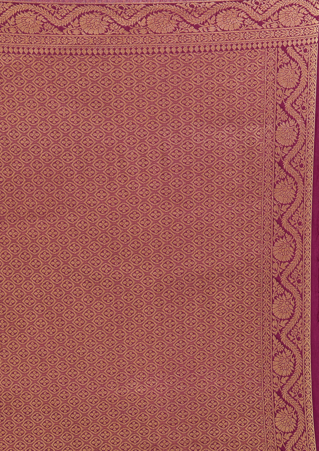 Wine Zariwork Art Silk Saree-Koskii