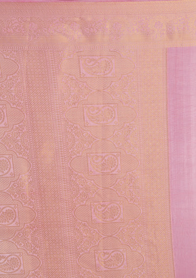 Wine Zariwork Art Silk Saree-Koskii