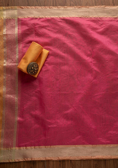 Yellow Zariwork Brocade Designer Unstitched Salwar Suit - Koskii