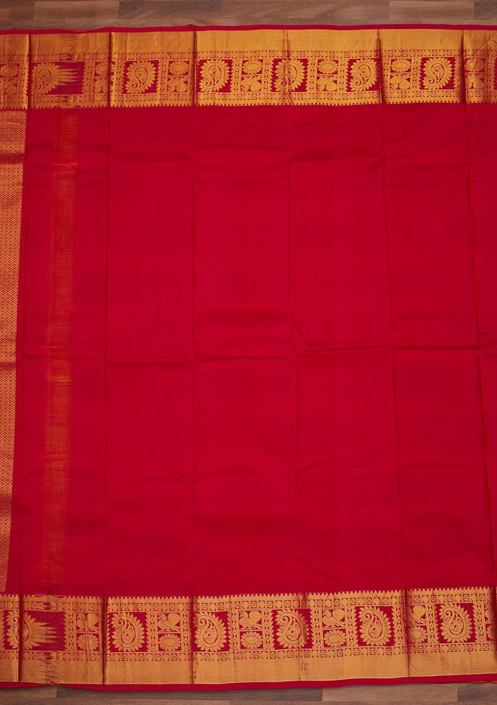 Yellow Zariwork Pure Silk Designer Saree - Koskii
