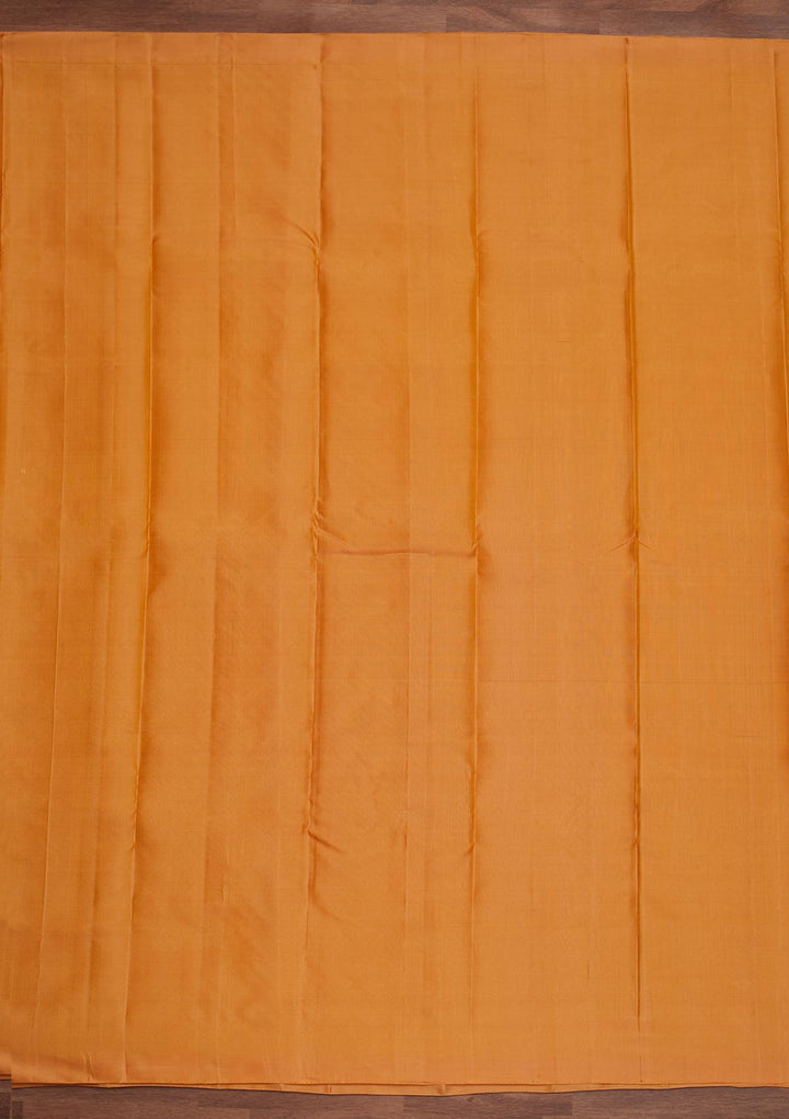 Yellow Zariwork Pure Silk Designer Saree - Koskii