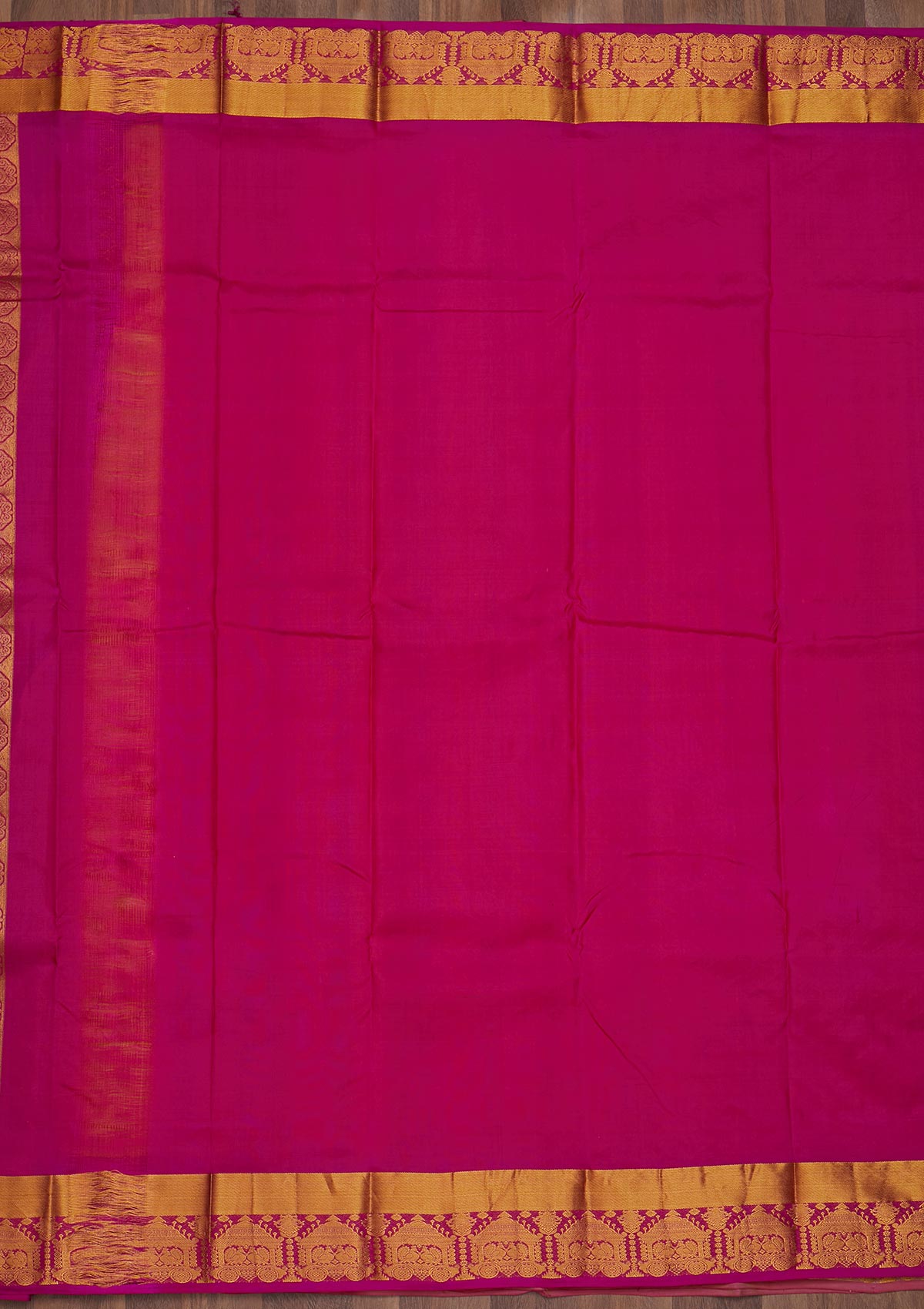 Yellow Zariwork Pure Silk Saree-Koskii