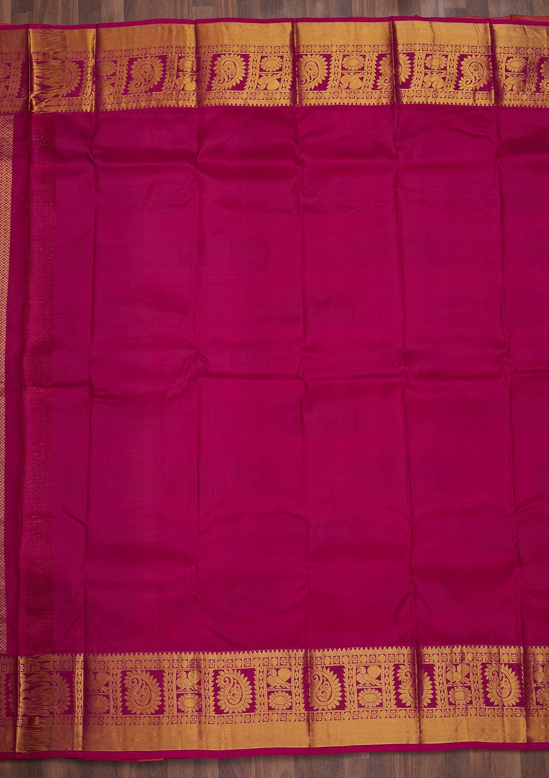Yellow Zariwork Pure Silk Saree-Koskii
