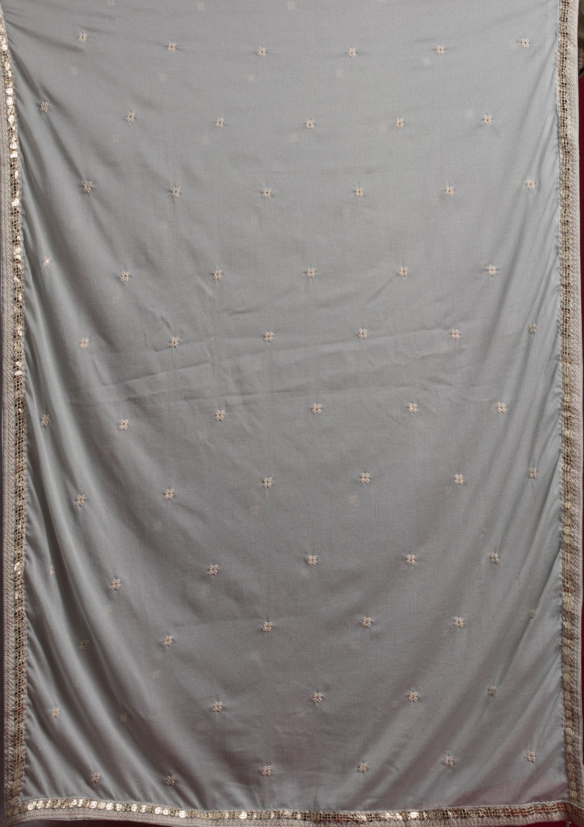 Light Grey Gotapatti Georgette Designer Lehenga - koskii