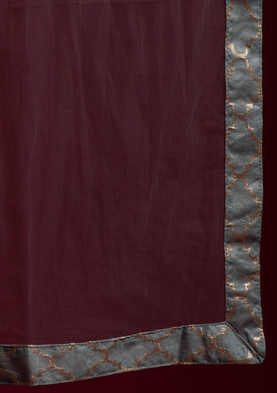 Light Grey Sequins Art Silk Designer Lehenga - koskii