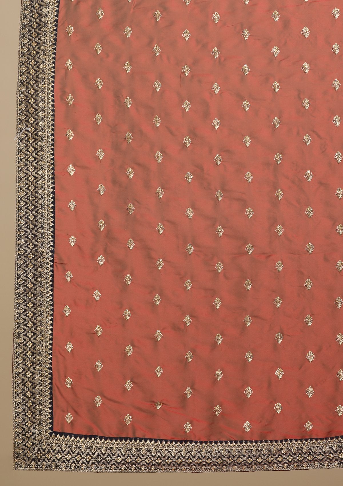 Maroon Zariwork  Art Silk Designer Saree - koskii